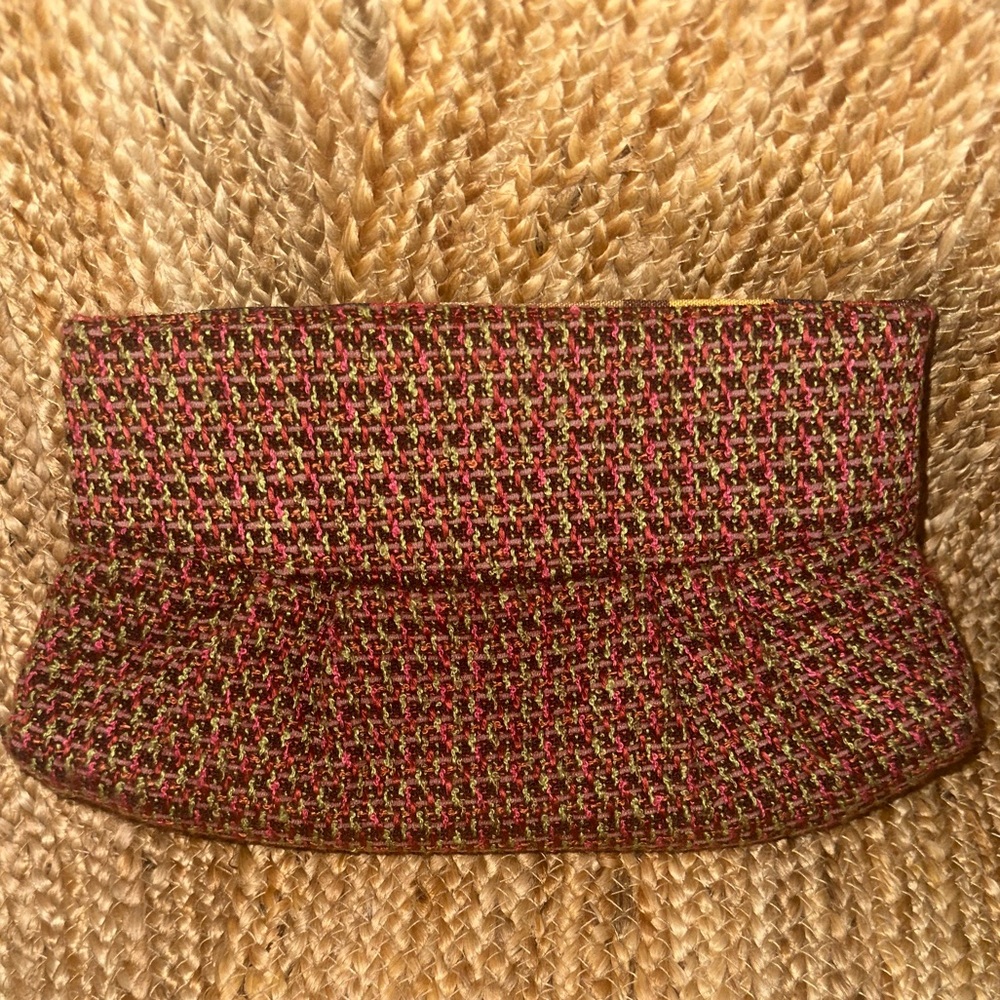 NaNa Crochet Tweed Clutch/ Purse.